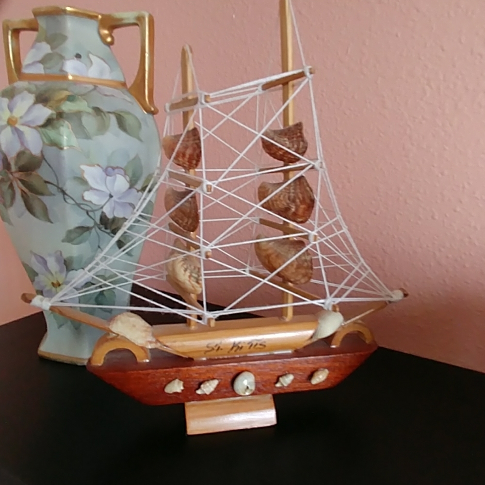 Hand made model ship